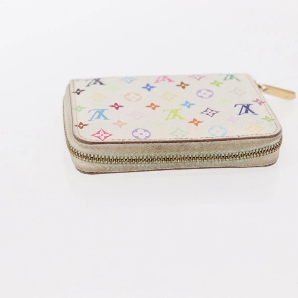 LOUIS VUITTON Zippy Coin Purse Multicles 4 Coin Purse 2 Set White Auth am9908 - Picture 8 of 15